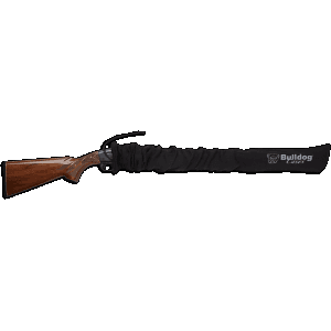 Bulldog Black Knit Rifle/Shotgun Gun Sock: Moisture Resistant 52 x 4 BD156