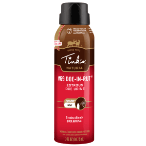 Tinks 69 Hot Shot Doe In Estrus Deer Attractant 3 oz Aerosol
