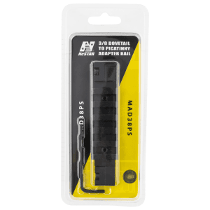 NcStar Dovetail to Picatinny Adapter Black Anodized