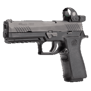 Hogue 17680 Wrapter Adhesive Grip made of Rubber with Black Finish Grain Texture for Sig P320 Full Size with Medium X Series Module