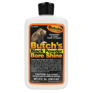 Butchs Black Powder Bore Shine Bore Cleaner 8 oz Multiple