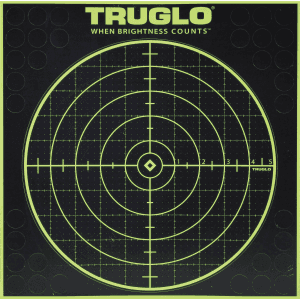 TRUGLO Tru-see Splatter 100 Yard Sight In Paper Targets  6 Pack (Black/Green)