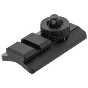 Matte Black Aluminum/Steel Swivel Stud to Picatinny Adapter