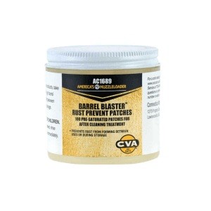 CVA Barrel Blaster PreLubed Patches Against Rust and Corrosion Jar - AC1689