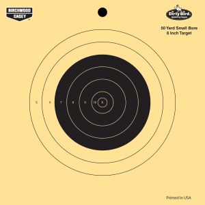 Birchwood Casey Dirty Bird Bullseye Paper Targets  25 Pack (Black/Yellow)