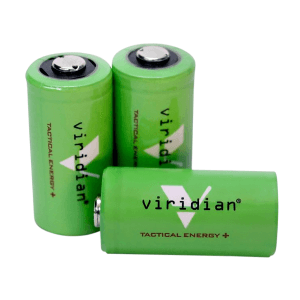 Viridian CR123 Lithium Batteries 3V  3 Pack (Green)
