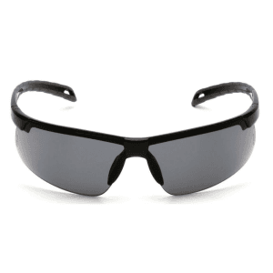 Pyramex Venture Gear Everlite Safety Glasses  Gray Lens and Black Frame