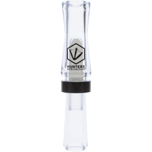 Hunters Specialties Suzie-Q Double Reed Duck Call Clear Polycarbonate