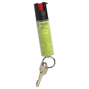 Sabre Dog Pepper Spray 12 ft Range Black Metal