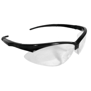 Radians Outback Safety Glasses (Clear Lenses/Black Frame)