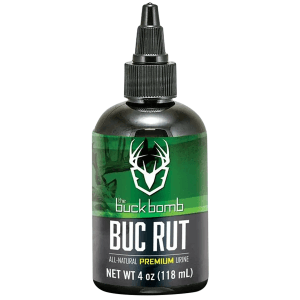 Buck Bomb BucRut Liquid Buck Urine Scent 4 oz