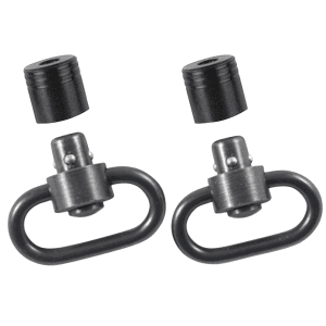 Outdoor Connection Black Steel Push Button with 1 Loop