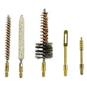 KleenBore 556SET MSRAR Platform Accessory Cleaning Set 832 Thread Cotton Mop Bore Brush Bronze Bristles