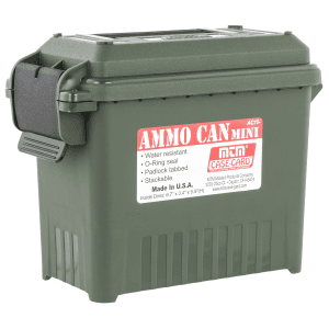 MTM CaseGard Mini Ammo Can Forest Green Polypropylene