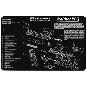 TekMat TEKR17WALQ5SF Walther Q5 SF Cleaning Mat Walther Q5 SF Parts Diagram 11 x 17