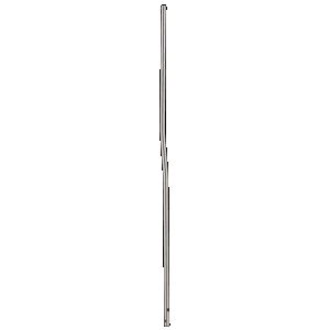 Aim Sports Gas Tube Mid Length Stainless Steel 11.75