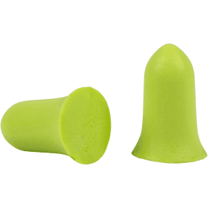 Allen Lime Green Foam Earplugs 32 dB NRR
