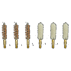 KleenBore 9SET Handgun Brush  Mop Set .38 .357 9mm 832 Thread