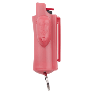 Guard Dog AccuFire Pink Laser Pepper Spray 0.50 oz with Key Ring