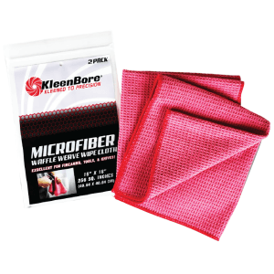 KleenBore  Microfiber Waffle Weave Cleaning Cloth 2 Pack
