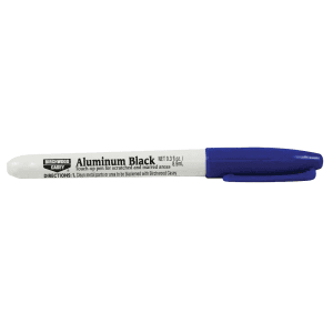 Birchwood Casey 15121 Aluminum Black TouchUp Pen Felt Tip Gloss Black
