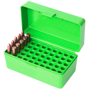 MTM Case-Gard Ammo Box 22Hornet Flip-Top Green