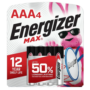 Energizer Max AAA Alkaline Batteries  4 Pack