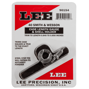 Lee Precision Lee Length Gauge/ Shellholder  .40 S&w
