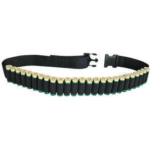 Allen Cordura Shotgun Shell Belt Black 25rd Adjustable Waist