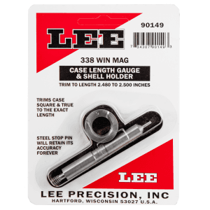 Lee Precision Lee Length Gauge/ Shellholder  .338 Win Mag