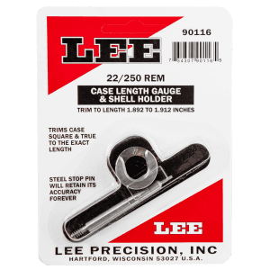 Lee Precision Lee Length Gauge/ Shellholder  22/250 Rem