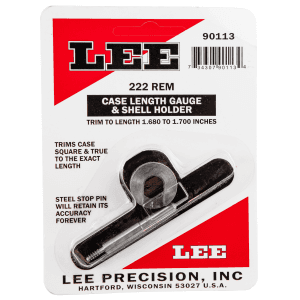 Lee Precision Lee Length Gauge/ Shellholder  .222 Rem