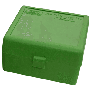 MTM Case-Gard RS100 Green Fliptop Ammo Box 100 Round Capacity