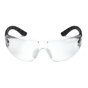 Pyramex Venture Gear Endeavor Plus Safety Glasses  Clear Lens and Black Frame