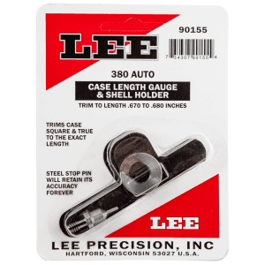 Lee Precision Lee Length Gauge/shellholder 380 Auto