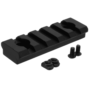 TacFire M-LOK Picatinny Rail 2.38 Black Anodized Aluminum