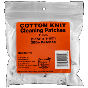 Southern Bloomer 105 Cleaning Patches  7mm Cotton 200 Per Pack