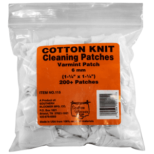 Southern Bloomer 115 Cleaning Patches  6mm Cotton 200 Per Pack