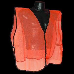 Radians OSFA Orange Safety Vest Polyester Mesh