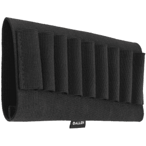 Allen Rifle Cartridge Holder Black Elastic Buttstock 9 Rounds