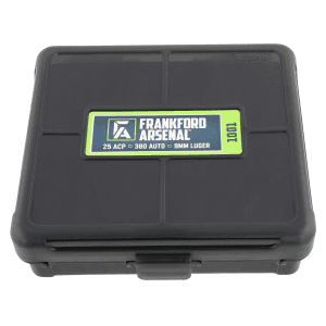 Frankford Arsenal Hinge-Top Ammo Box Black Polymer 100rd