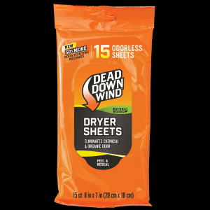 Dead Down Wind (Arcus) Dryer Sheets Natural Woods 15 Pkg