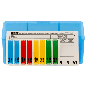 MTM CaseGard RM50 Clear Blue Polypropylene Ammo Box