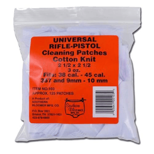 Pro-Shot 100% Cotton Flannel Patches .38-.45 Cal 100/ct