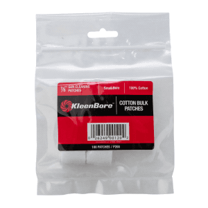 KleenBore P200 Super Shooter  .17 .177 .200 .204 Cal Small Bore Rifle 100 Cotton Flannel 100 Per Pack