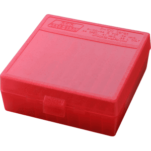 Mtm Case-gard  Mtm P-100-44-29  100rd Pstl Box 44m-45l Red