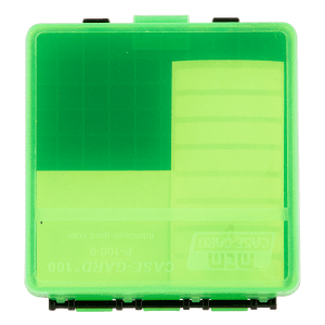 Mtm Case-gard  Mtm P-100-9-16t  100rd Pstl Box 9mm/380 Clr/grnblk