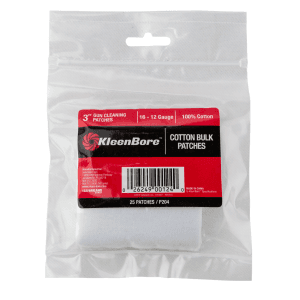 KleenBore P204 Super Shooter  1216 Gauge Shotgun 3 100 Cotton Flannel 25 Per Pack