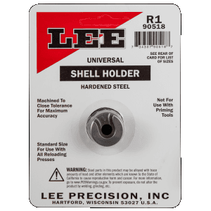 Lee Precision Universal Steel Shell Holder #1R Silver