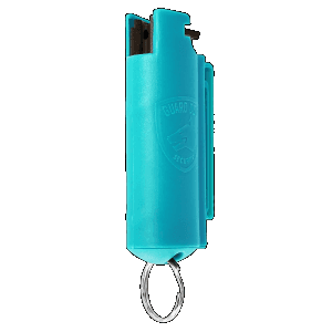 Skyline Quick Action Pepper Spray 16ft Blue Belt Clip Keychain